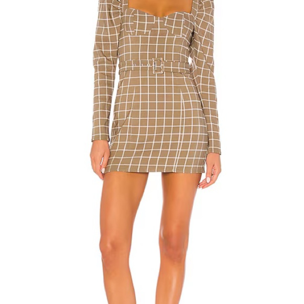 Lovers + Friends Jacob Plaid Mini Dress